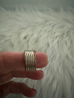 Madewell Sliver Tone Ring; Sz 7